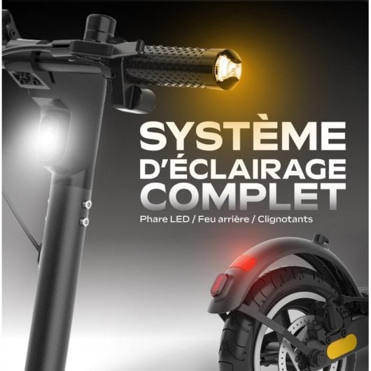 Patinete eléctrico UrbanGlide 25km/h 20km de autonomía 250W con LED, doble suspensión y IPX5