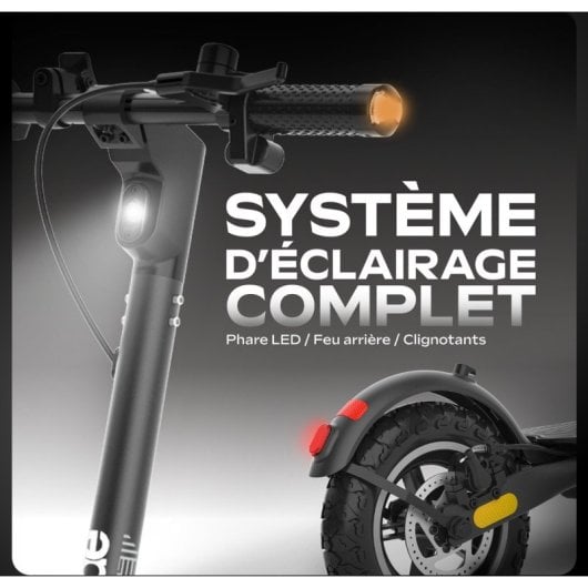 Scooter elétrica UrbanGlide 25km/h com autonomia de 25km e 350W com pneus de 10″ e suspensão dupla