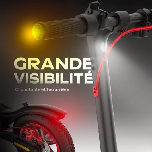 Patinete eléctrico UrbanGlide 25km/h 20km de autonomía 400W plegable ruedas 8,5’’ LED IPX5