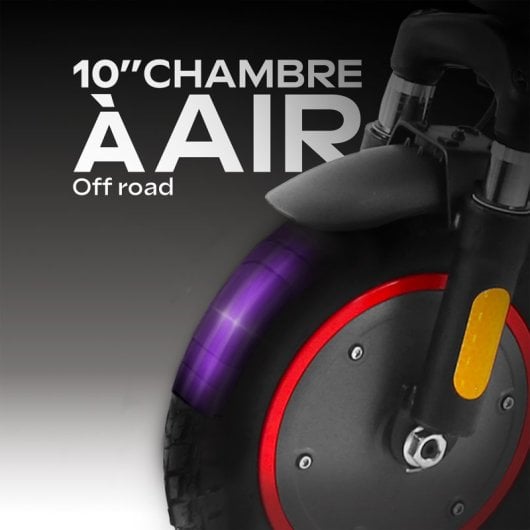 Scooter elétrica UrbanGlide 25km/h, autonomia de 30km, 350W, jantes de 10″, suspensão dupla LED