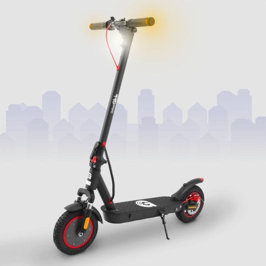 Scooter elétrica UrbanGlide 25km/h, autonomia de 30km, 350W, jantes de 10″, suspensão dupla LED