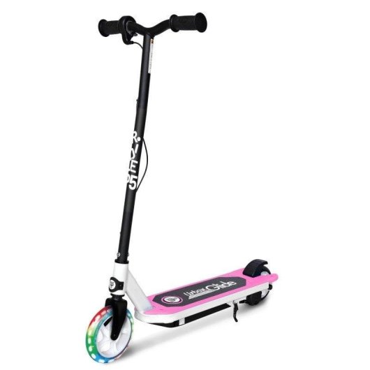 Patinete eléctrico UrbanGlide Kid-55 30W Autonomía 40min Rueda LED Rosa