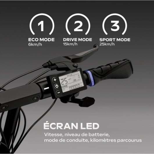 Monopattino elettrico UrbanGlide eCross ONE 600W Autonomia 50km Ruote tubeless 10'' Rosso