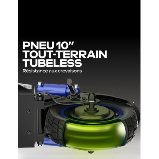 Patinete eléctrico UrbanGlide 25km/h 50km de autonomía 800W batería 48V doble freno LED 10”