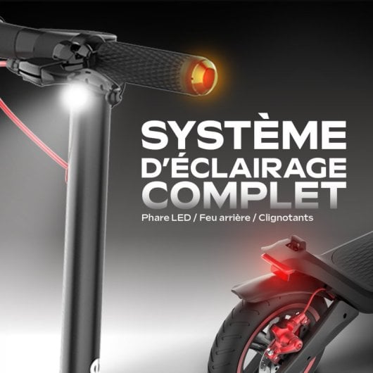 Patinete eléctrico UrbanGlide 25km/h 20km de autonomía 350W plegable con ruedas 10? y LED