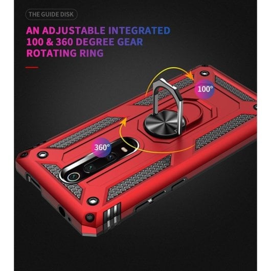 Funda Max Power Digital con anilla metálica 360°, doble silicona interna, antideslizante