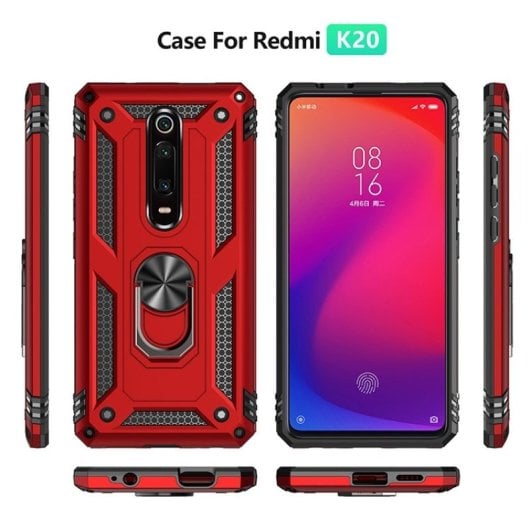 Funda Max Power Digital con anilla metálica 360°, doble silicona interna, antideslizante