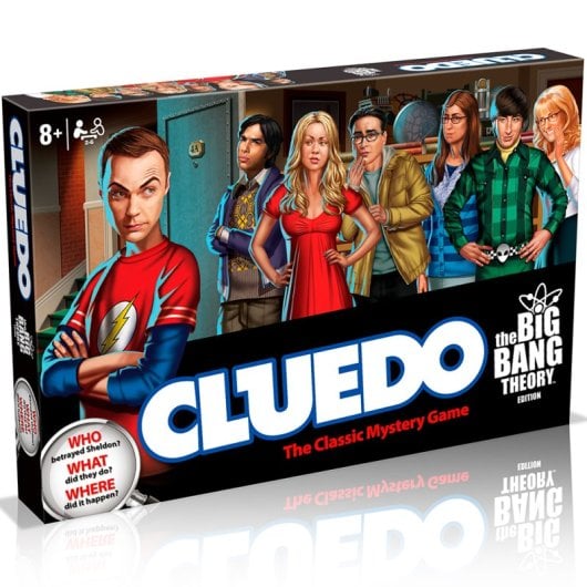 Jogadas Vencedoras The Big Bang Theory Jogo de Tabuleiro Cluedo Edição Dedução 2-6 Jogadores Idades 8+