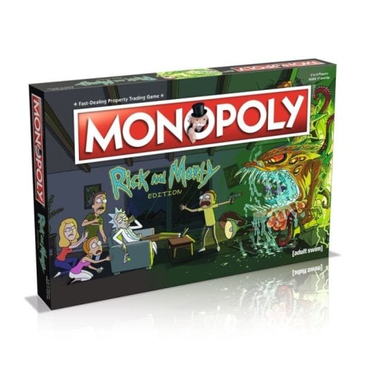 Monopoly Winning Moves Rick and Morty Tablero Temático 2-6 Jugadores Edición Coleccionista