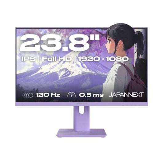 JAPANNEXT JN-IPS238G120F-HSP-PP Altoparlanti FreeSync IPS FullHD 120Hz da 23,8"