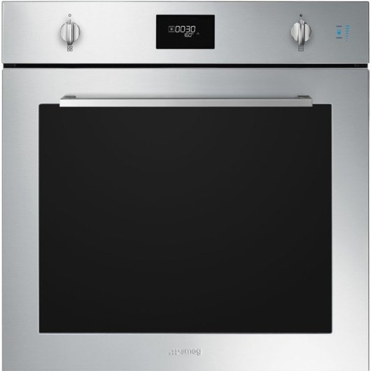 Four électrique Smeg Compact 68L Inox Steam ONE avec fonction Vapor Clean et écran LCD