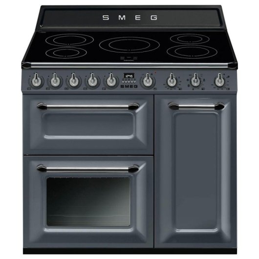 Smeg Victoria 90x60 cm 2 fornos Indução Termoventilado Vapor Clean A/B