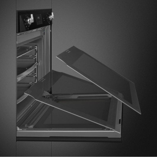 Horno eléctrico Smeg SOP6900TN 68L Negro Victoria pirolítico multifunción display LED