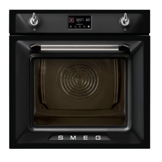 Horno eléctrico Smeg Victoria SOP6902S2PN 68L Negro pirolítico vapor LCD EvoScreen