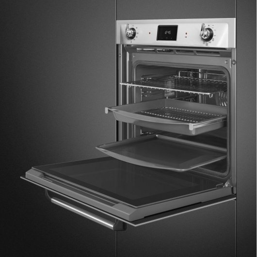 Horno eléctrico Smeg Victoria SOP6900TX 68L Inox anti-huellas con limpieza pirolítica