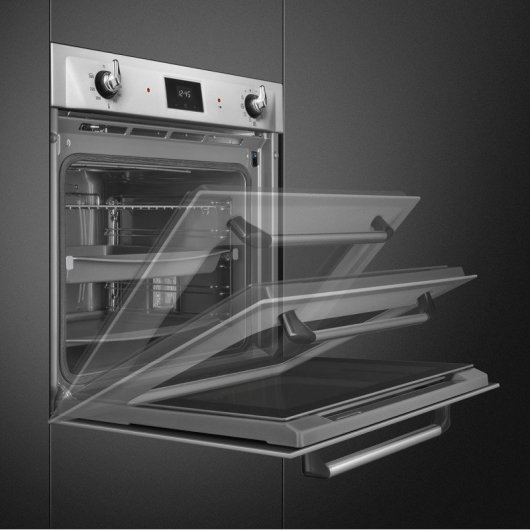 Horno eléctrico Smeg Victoria SOP6900TX 68L Inox anti-huellas con limpieza pirolítica