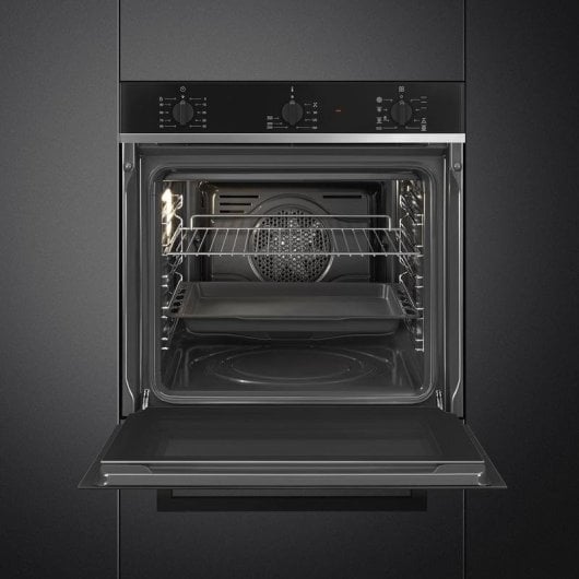 Four électrique Smeg Cucina SF64M3TB 70 L Noir multifonction intégré hydrolitique