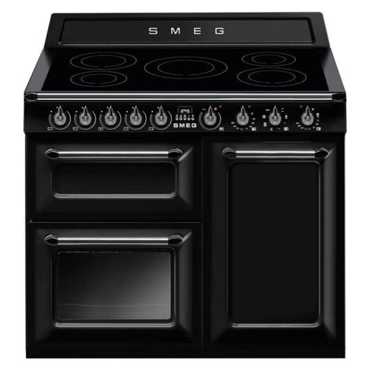 Cocina Smeg Victoria Inducción 100x60 cm Termoventilado Vapor Clean Acero Inoxidable