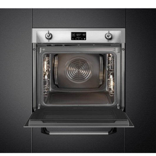 Forno combinado a vapor pirolítico Smeg Victoria SOP6902S2PX 68L EvoScreen