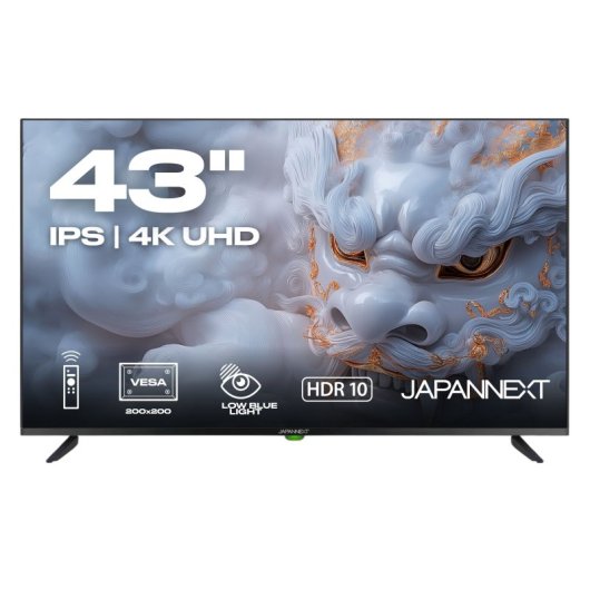 JAPANNEXT JN-i432TUR Enceintes IPS UltraHD 4K 43" FreeSync HDR10