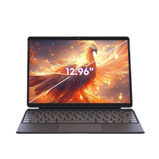 Chuwi Hi10 Max Tablet – Intel N100 Quad-Core-Prozessor, 12,96-Zoll-Bildschirm, Windows 11, 12 GB+512 GB, 4800 mAh Akku, zusätzlicher Hipen H7/h8-Stift im Lieferumfang enthalten – Grau