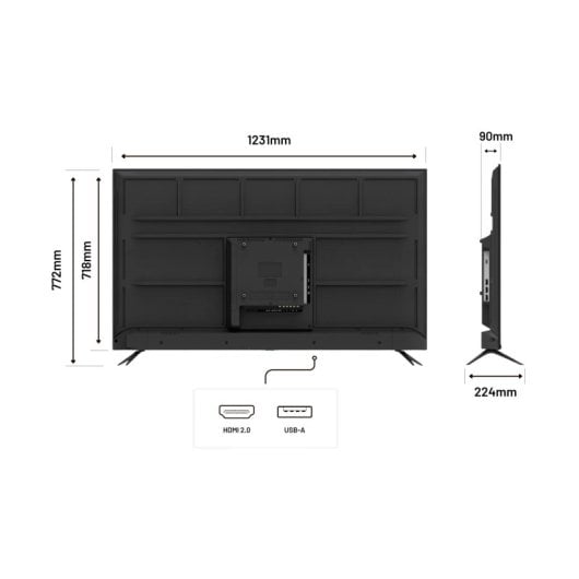 JAPANNEXT JN-IPS5503TUHDR 55" IPS UltraHD 4K HDR10 Altavoces FreeSync