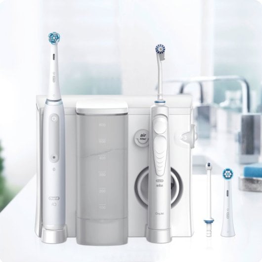 Oral-B Health Center Irrigator iO4 Oxyjet Wasserstrahl 5 Modi 2 Köpfe