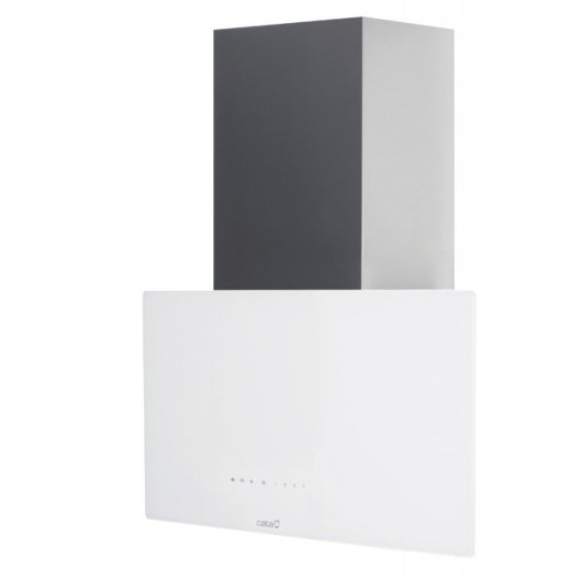 Hotte aspirante à conduit/recirculation Cata GRECO 70 WH de 70 cm avec commande tactile et minuterie