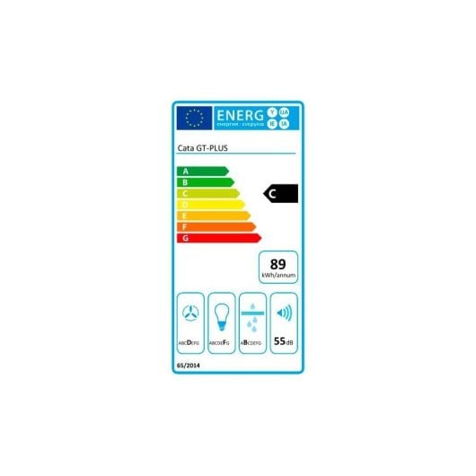 Campana extractora Cata GT-PLUS 75 X/M Integrable 79cm BT2 Extra silencioso LED