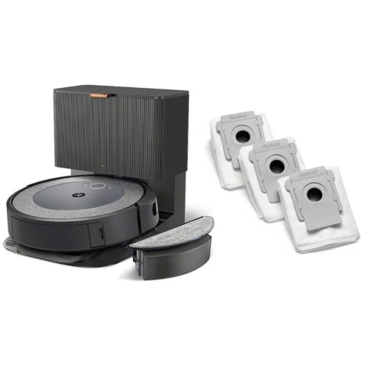 Aspirateur robot iRobot Roomba Combo i5+ avec base auto-vidante et 3 sacs