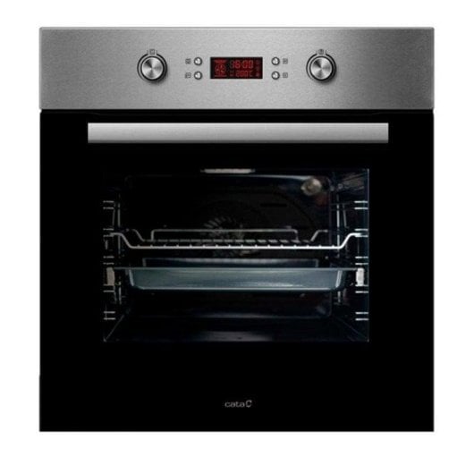 Horno elettrico Cata PR 6011 XGBK 70 litri Inox Nero pirolitico display digitale