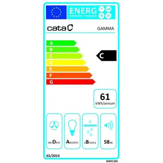Campana extractora Cata GAMMA 700 Canalizado 70cm acero inoxidable LED autoapagado