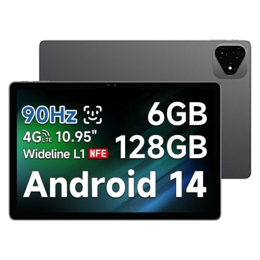 Tablet Alldocube iPlay 60 Pro 10.95" 6GB/128GB 4G LTE/WiFi Gris