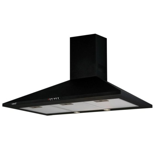 Campana extractora Cata Omega 900 BK Recirculación 90cm con tira LED