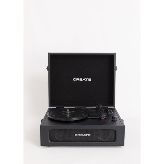 Tocadiscos Create Vintage Maletín 6W Bluetooth MP3 USB/SD/Micro-SD 3 Velocidades