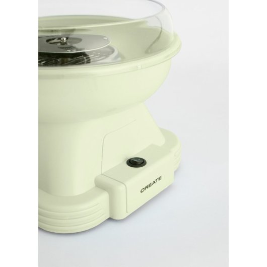 Máquina de Algodón de Azúcar CREATE Verde 500W Base Antideslizante Teflón 1,2m Cable