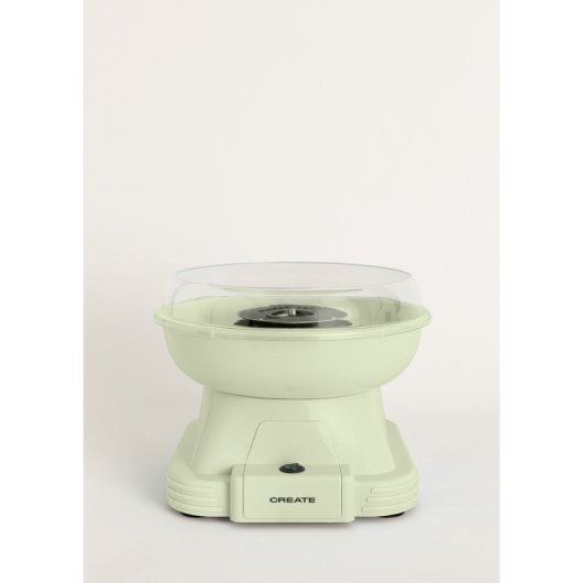 Máquina de Algodón de Azúcar CREATE Verde 500W Base Antideslizante Teflón 1,2m Cable
