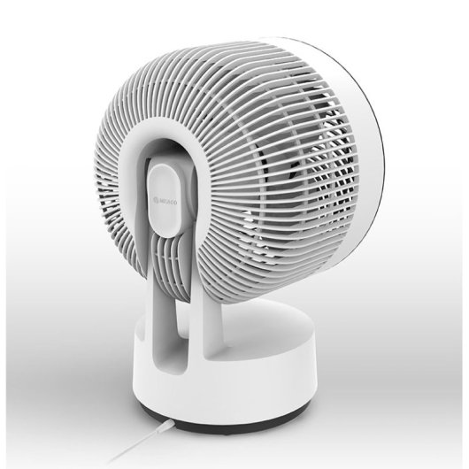 Ventilador de mesa MEACO MeacoFan Sefte de 10″ com motor sem escovas ultrassilencioso e precisão do feixe de ar