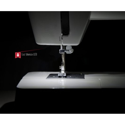 Máquina de Coser Alfa 70W Chasis Metálico 10 Puntadas LED Set Accesorios Profesional
