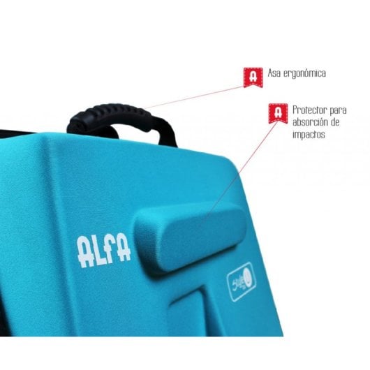 Funda máquina de coser Alfa StyleToU EVA termoconformado bolsillo interior compatibilidad amplia