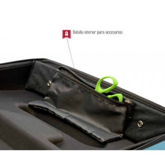 Funda máquina de coser Alfa StyleToU EVA termoconformado bolsillo interior compatibilidad amplia