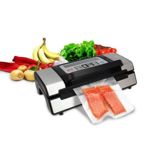 Envasadora al Vacío Alfa 0,6/0,85 bar 15L/min Acero Inox Marinado Doble Sellado Cuchilla