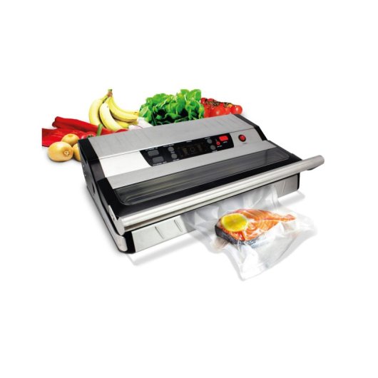 Envasadora al Vacío Alfa 0,6/0,85 bar 15L/min Acero Inox Marinado Doble Sellado Cuchilla