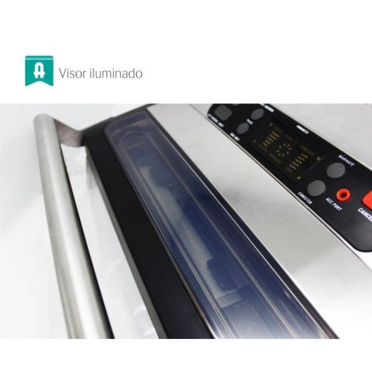 Envasadora al Vacío Alfa Doble Bomba -0,9 bar 20L/min Acero Inoxidable 220W 30cm