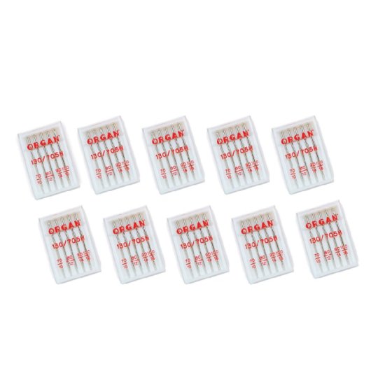 Pack de agujas Alfa sistema 130/705H pack de 50 variadas Nº 70/80/90/100