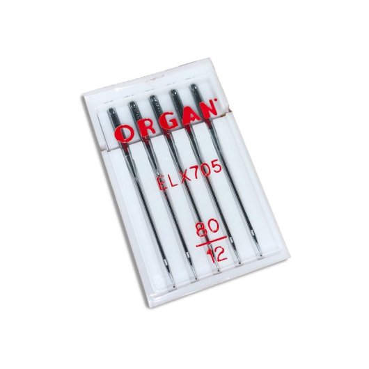 Pack de Agujas Alfa ELx705 para Remalladora Overlock 2x10 Nº 80 y 2x10 Nº 90