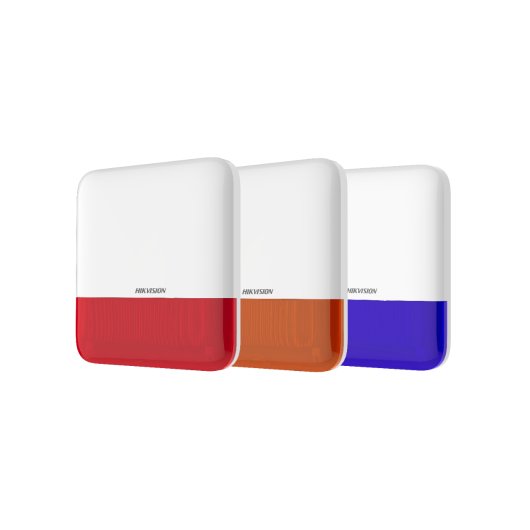 Sirène extérieure sans fil Hikvision DS-PS1-E-WE/ORANGE 110 dB IP65 avec flash orange