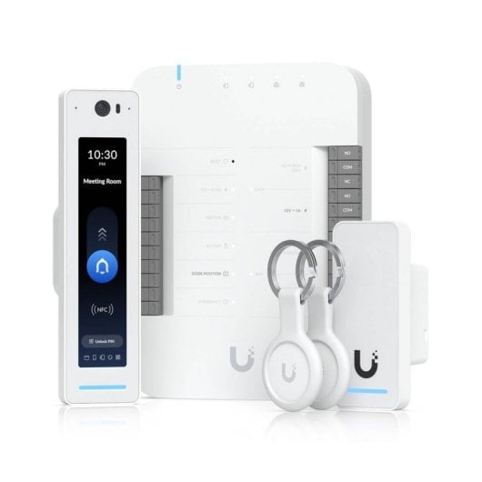 Starter Kit profesional Ubiquiti UniFi Access G2 UA-G2-SK-PRO 5 Puertos Gigabit PoE++ Control de Acceso