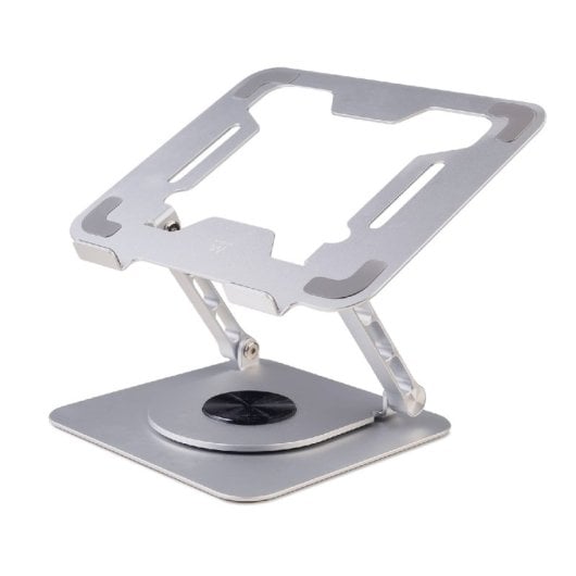 Soporte portátil Ewent EW1267 aluminio base giratoria 360°, altura regulable, plegable