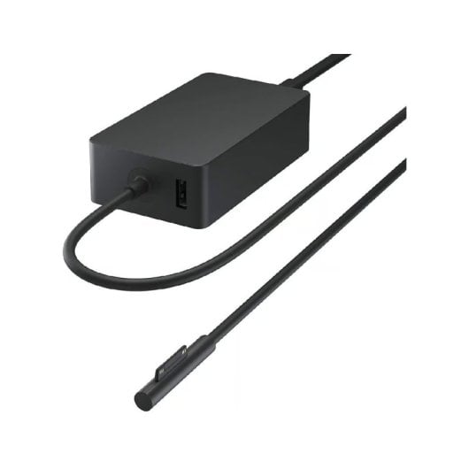 Cargador Microsoft Surface W8Z-00005 65W Protección avanzada Compacto Negro